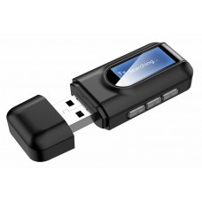 Wireless receiver & transmitter με οθόνη BT-005, bluetooth 5.0 EDR