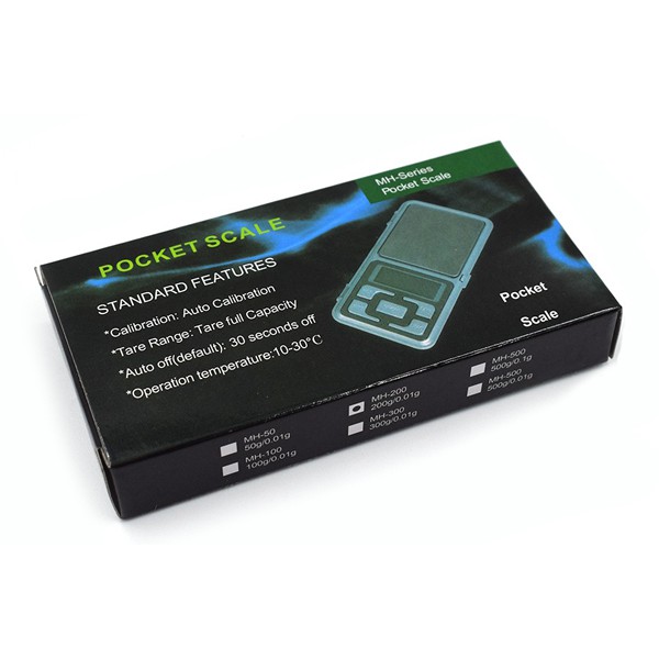 Μίνι ζυγαριά ακριβείας MH-500, 0.1 έως 500gr, LCD οθόνη, ασημί