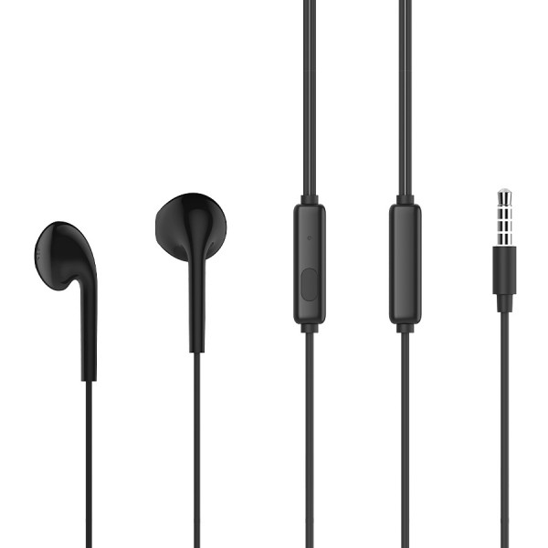 CELEBRAT earphones G12 με μικρόφωνο, 14.2mm, 3.5mm, 1.2m, μαύρο