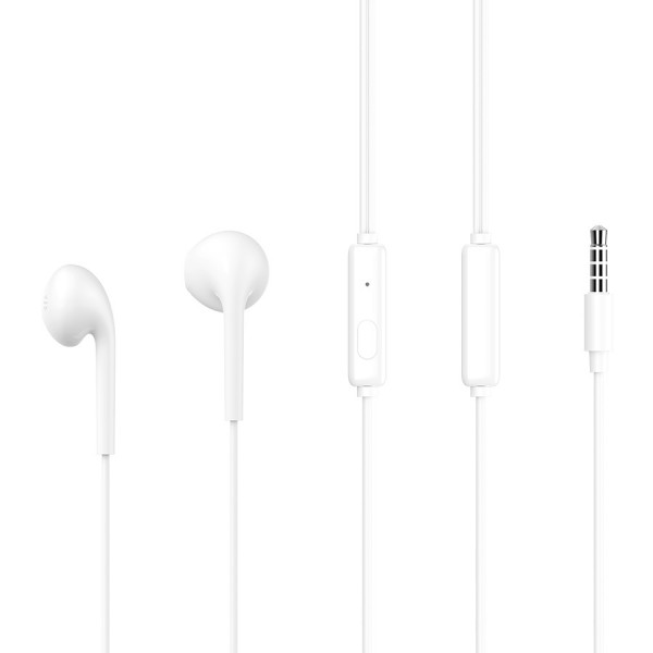 CELEBRAT earphones G12 με μικρόφωνο, 14.2mm, 3.5mm, 1.2m, λευκό