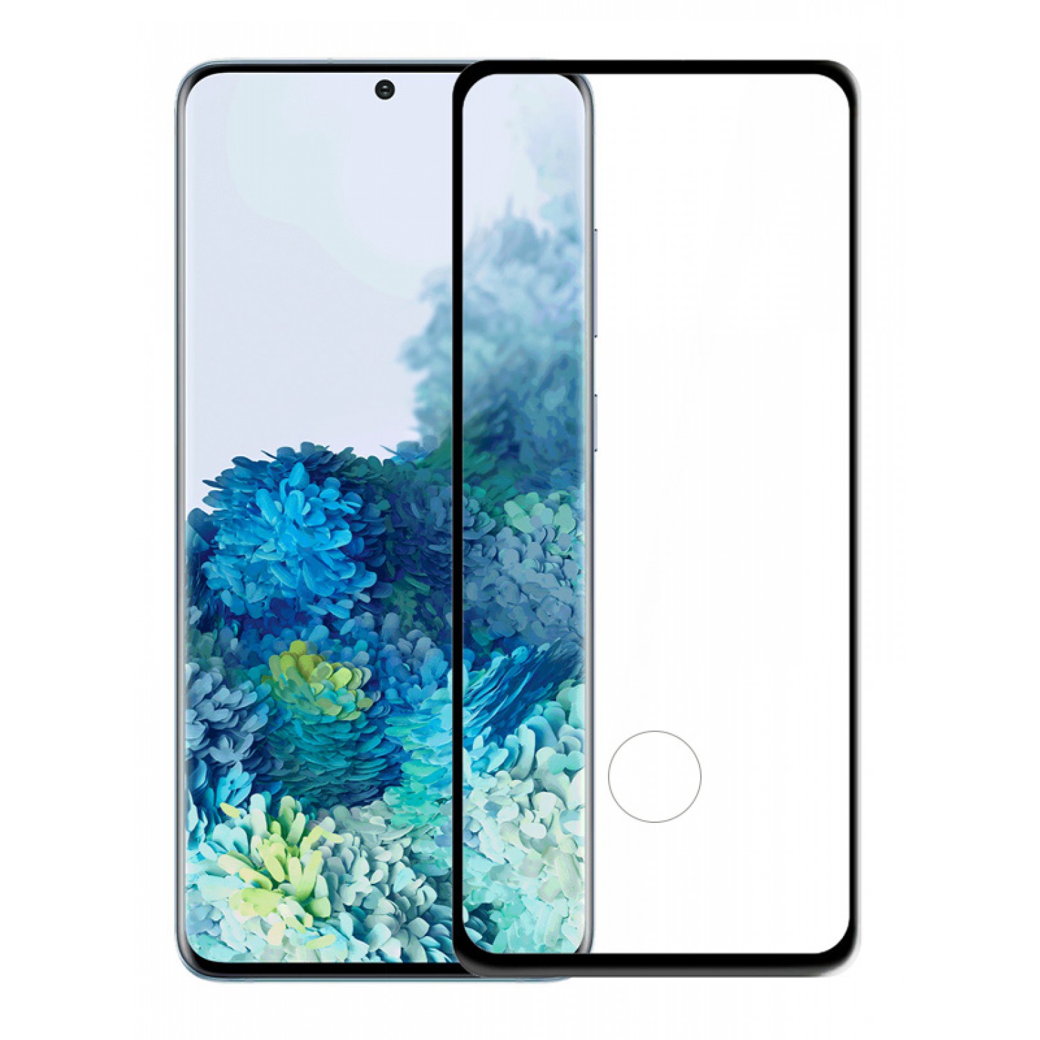 POWERTECH Tempered Glass 5D, Full Glue, Samsung Galaxy S20 Plus, μαύρο POWERTECH Tempered Glass 5D, Full Glue, Samsung Galaxy S20 Plus, μαύρο