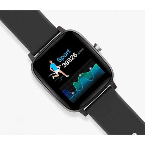 ΙΝΤΙΜΕ Smartwatch T98, 1.4" έγχρωμο, IP67, μέτρηση θερμοκρασίας, μαύρο ΙΝΤΙΜΕ Smartwatch T98, 1.4" έγχρωμο, IP67, μέτρηση θερμοκρασίας, μαύρο