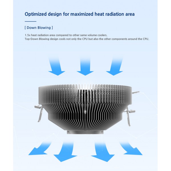 ZALMAN ψύκτρα για CPU CNPS80G Rev.1, 2000rpm, 25.3dBA, 27.18CFM, 65W ZALMAN ψύκτρα για CPU CNPS80G Rev.1, 2000rpm, 25.3dBA, 27.18CFM, 65W