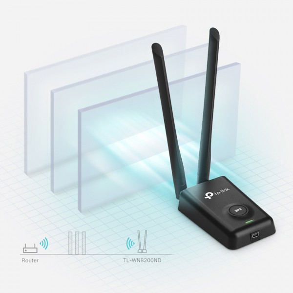 TP-LINK 300Mbps High Power Wireless USB Adapter, Ver. 2.0 TP-LINK 300Mbps High Power Wireless USB Adapter, Ver. 2.0