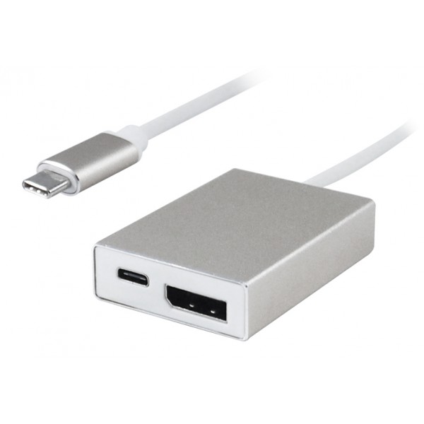 POWERTECH docking station PTH-040, 3 θυρών, USB-C σύνδεση, 4K, γκρι POWERTECH docking station PTH-040, 3 θυρών, USB-C σύνδεση, 4K, γκρι