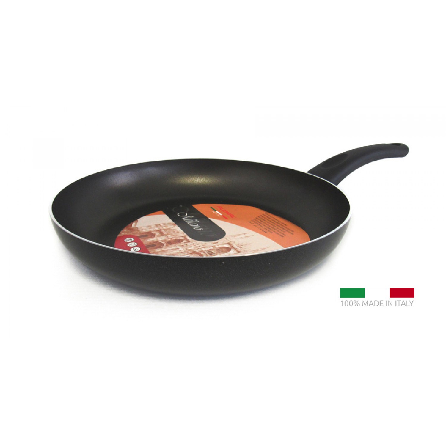 FLONAL Τηγάνι αντικολλητικό Milano 26cm με λαβή βακελίτη FLONAL Τηγάνι αντικολλητικό Milano 26cm με λαβή βακελίτη
