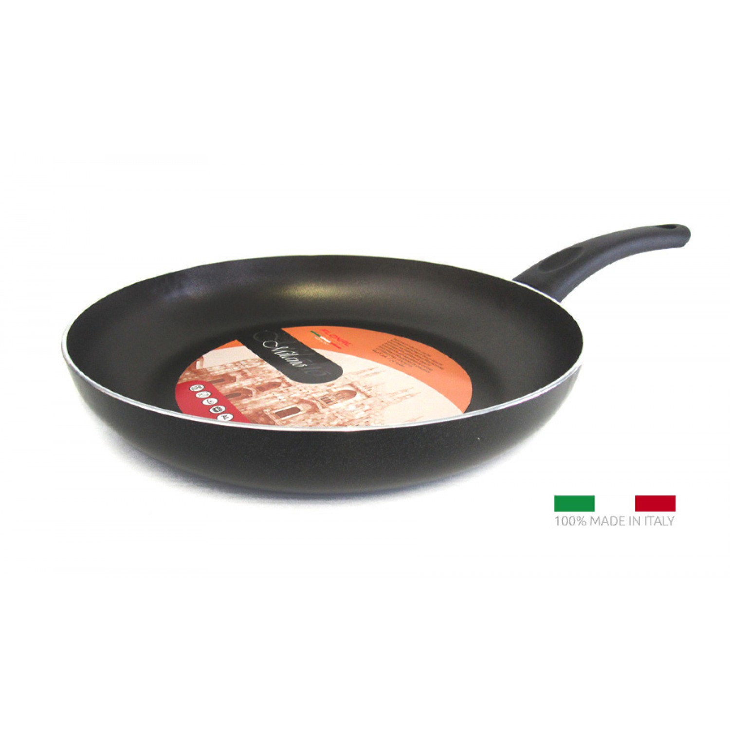 FLONAL Τηγάνι αντικολλητικό Milano 28cm με λαβή βακελίτη FLONAL Τηγάνι αντικολλητικό Milano 28cm με λαβή βακελίτη