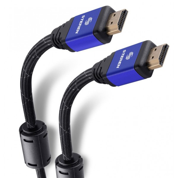 STEREN καλώδιο HDMI 2.0 299-812, 4k 3D, Copper, 3.6m, μωβ STEREN καλώδιο HDMI 2.0 299-812, 4k 3D, Copper, 3.6m, μωβ