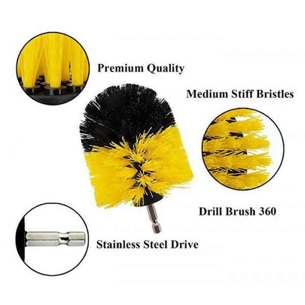 Σετ βούρτσες καθαρισμού σε διάφορα μεγέθη CLN-0014, 3τμχ Σετ βούρτσες καθαρισμού σε διάφορα μεγέθη CLN-0014, 3τμχ