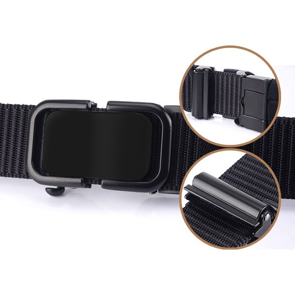 Ζώνη στρατιωτικού τύπου TMV-0045, ρυθμιζόμενη, 3.4 x 120cm, μαύρη Ζώνη στρατιωτικού τύπου TMV-0045, ρυθμιζόμενη, 3.4 x 120cm, μαύρη