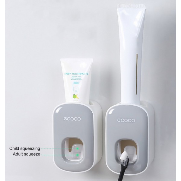 ECOCO διανεμητής οδοντόκρεμας E1922, λευκό-γκρι ECOCO διανεμητής οδοντόκρεμας E1922, λευκό-γκρι