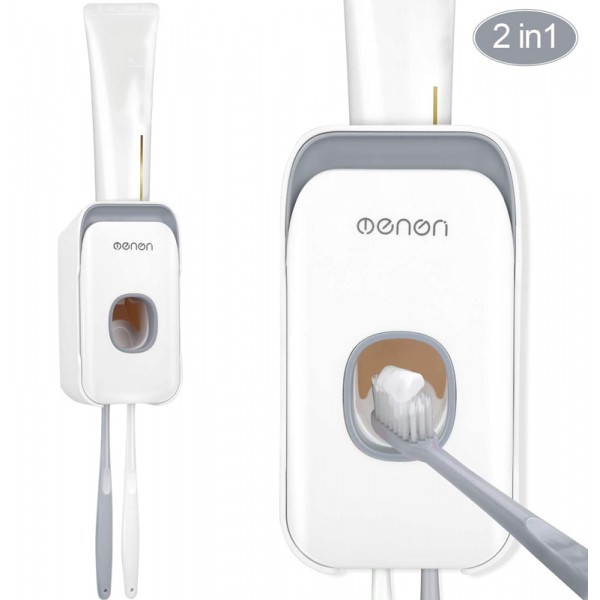 OENEN διανεμητής οδοντόκρεμας με βάση οδοντόβουρτσας CLN-0017, λευκός