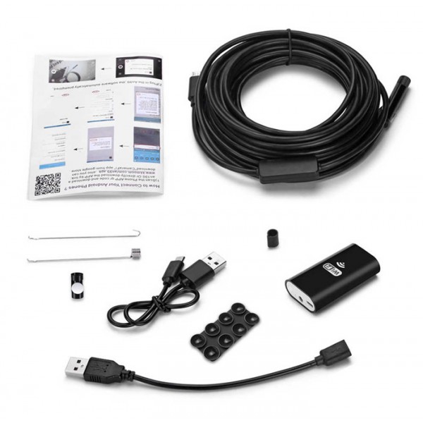 Ενδοσκοπική κάμερα PT-894 με ρυθμιζόμενα LED, Wi-Fi, HD, IP67 Ενδοσκοπική κάμερα PT-894 με ρυθμιζόμενα LED, Wi-Fi, HD, IP67