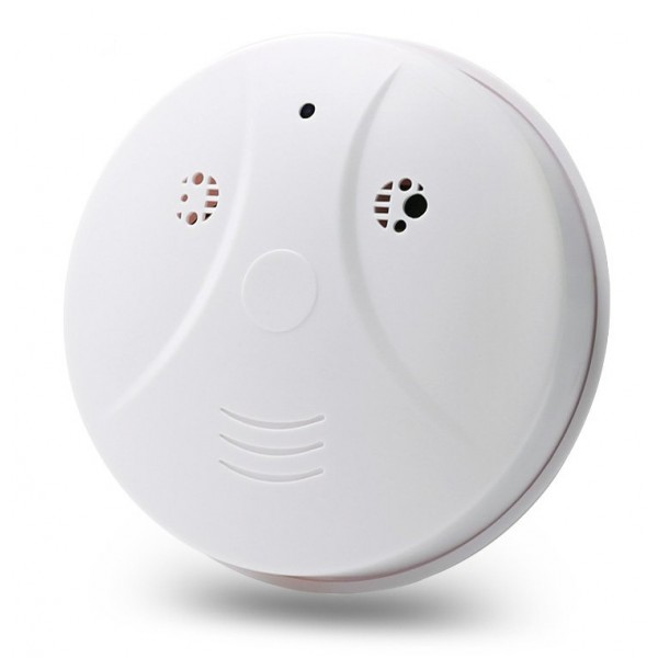 Κρυφή κάμερα τύπου ανιχνευτή καπνού SPY-014, Full HD, Wi-Fi, λευκή