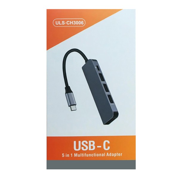 POWERTECH docking station CAB-UC045, 5 θυρών, USB-C σύνδεση, 4K, ασημί POWERTECH docking station CAB-UC045, 5 θυρών, USB-C σύνδεση, 4K, ασημί