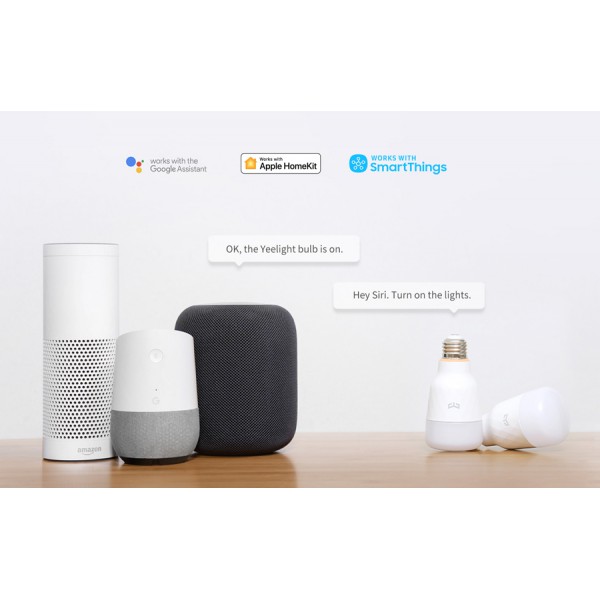 YEELIGHT Smart λάμπα LED YLDP15YL, Wi-Fi, 8.5W, E27, 800lm, 2700K YEELIGHT Smart λάμπα LED YLDP15YL, Wi-Fi, 8.5W, E27, 800lm, 2700K