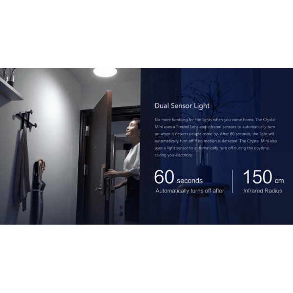 YEELIGHT smart φωτιστικό τοίχου LED YLXD09YL, 10W, 670lm, 5700K