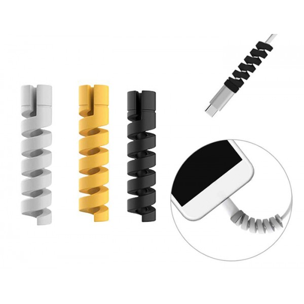 POWERTECH προστατευτικό καλωδίου TIES-015, 3 χρώματα, 10τμχ