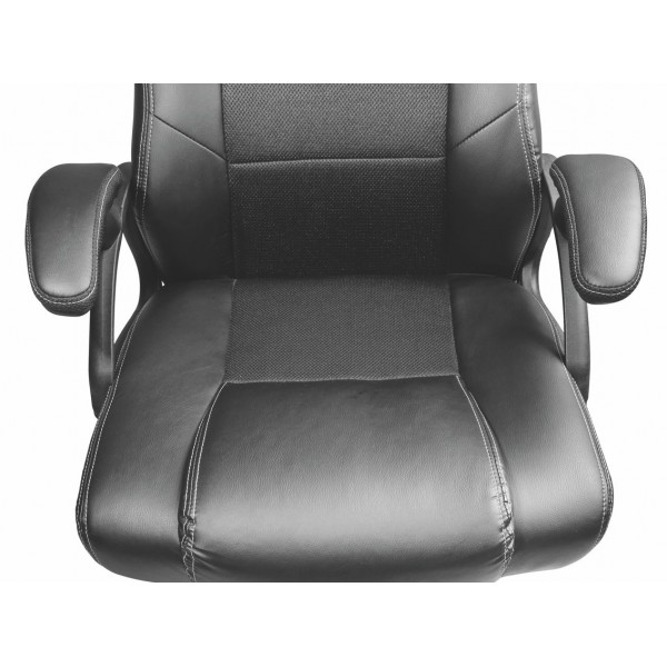 BRATECK Καρέκλα γραφείου, ρυθμιζόμενη, με υποβραχιόνια, Μαύρη BRATECK Καρέκλα γραφείου, ρυθμιζόμενη, με υποβραχιόνια, Μαύρη