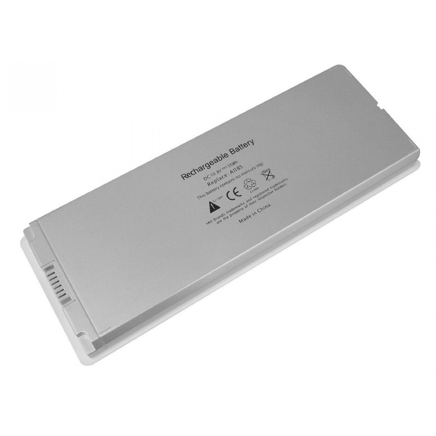 POWERTECH συμβατή μπαταρία για Apple Macbook 13 A1185, λευκή POWERTECH συμβατή μπαταρία για Apple Macbook 13 A1185, λευκή