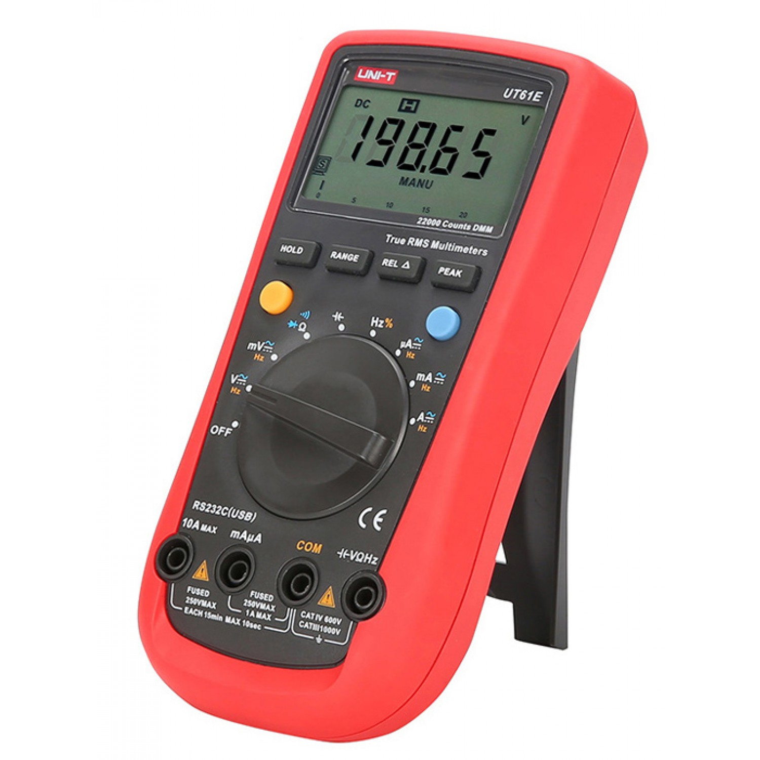 UNI-T ψηφιακό πολύμετρο UT61E, DC/AC, True RMS, RS-232 UNI-T ψηφιακό πολύμετρο UT61E, DC/AC, True RMS, RS-232