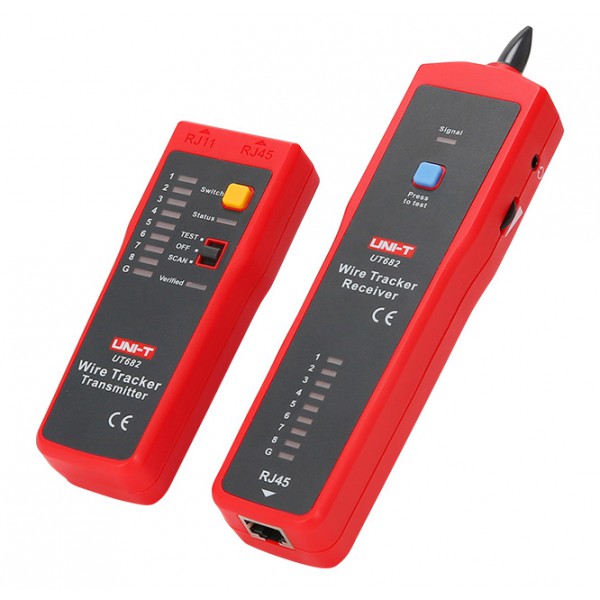 UNI-T ανιχνευτής καλωδίων δικτύου & ρεύματος UT682 UNI-T ανιχνευτής καλωδίων δικτύου & ρεύματος UT682