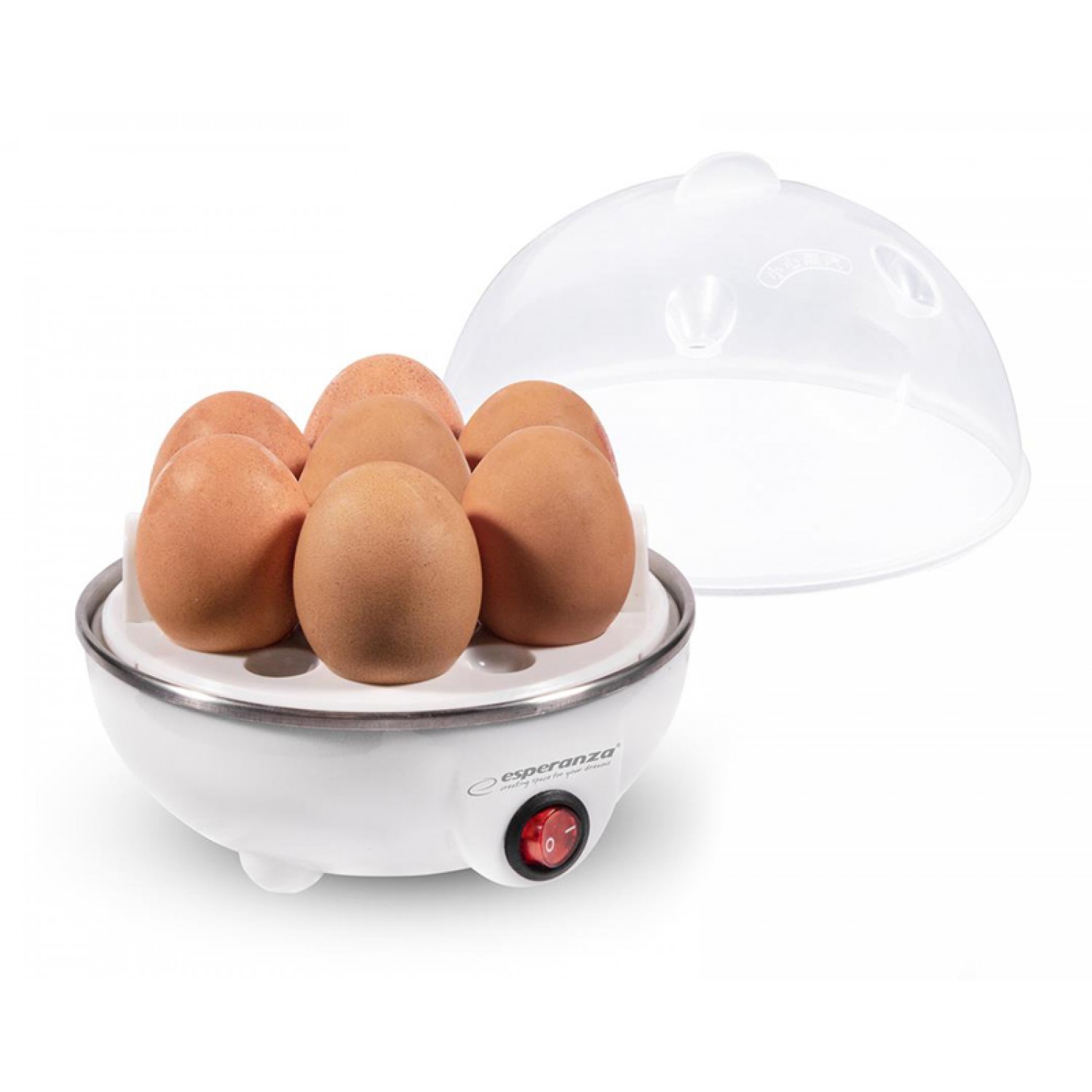 ESPERANZA βραστήρας αυγών EKE001, 7 θέσεων, 350W, λευκός