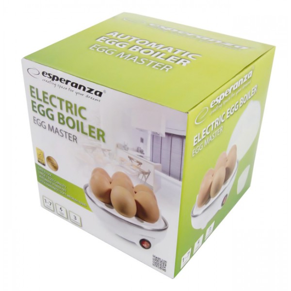 ESPERANZA βραστήρας αυγών EKE001, 7 θέσεων, 350W, λευκός