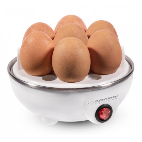 ESPERANZA βραστήρας αυγών EKE001, 7 θέσεων, 350W, λευκός