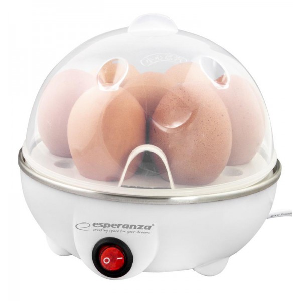 ESPERANZA βραστήρας αυγών EKE001, 7 θέσεων, 350W, λευκός