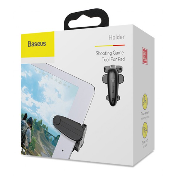 BASEUS buttons για οθόνες αφής ACPBCJ-01, 2τμχ, μαύρα BASEUS buttons για οθόνες αφής ACPBCJ-01, 2τμχ, μαύρα