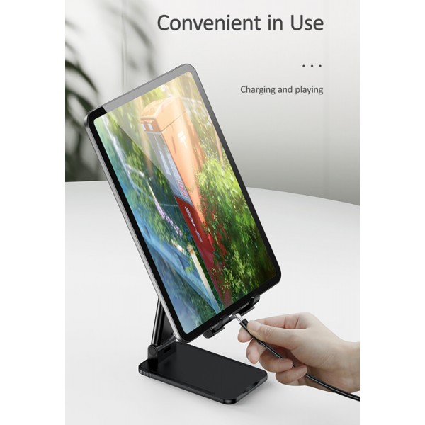 USAMS βάση smartphone & tablet US-ZJ059, ρυθμιζόμενη, μαύρη