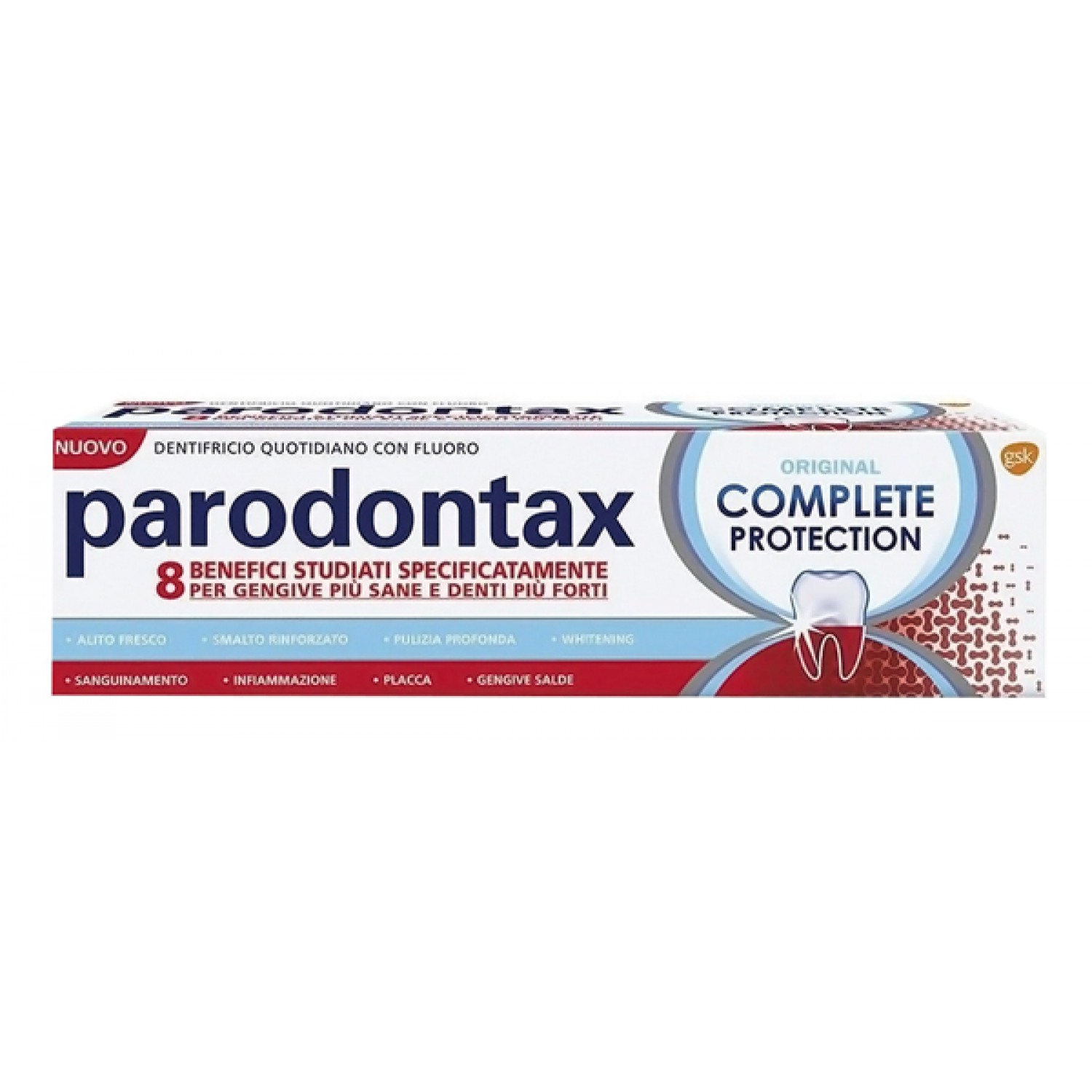 PARODONTAX οδοντόκρεμα Complete protection original, 75ml PARODONTAX οδοντόκρεμα Complete protection original, 75ml