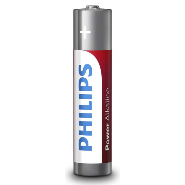 PHILIPS Power αλκαλικές μπαταρίες LR03P8BP/5, AAA LR03 1.5V, 8τμχ PHILIPS Power αλκαλικές μπαταρίες LR03P8BP/5, AAA LR03 1.5V, 8τμχ