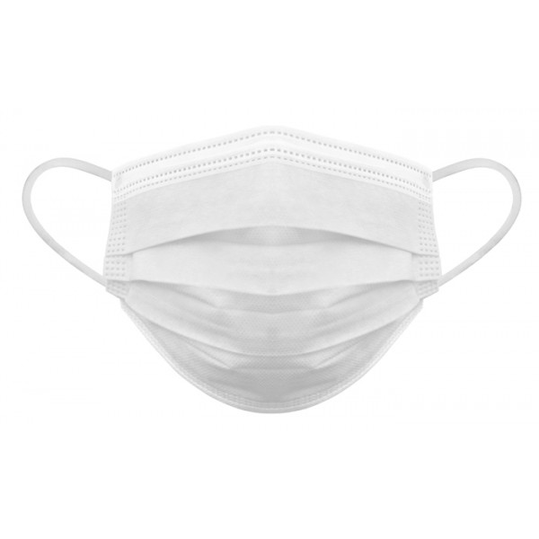 Μάσκα προστασίας 3 στρωμάτων MSK-0010, με φίλτρο BFE 80%, 10τμχ Μάσκα προστασίας 3 στρωμάτων MSK-0010, με φίλτρο BFE 80%, 10τμχ