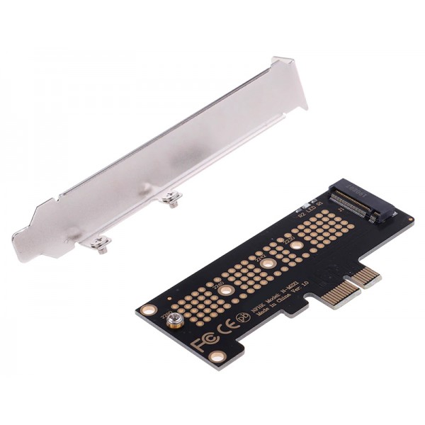 POWERTECH κάρτα επέκτασης PCIe x1 σε M.2 Key M NVMe TOOL-0046