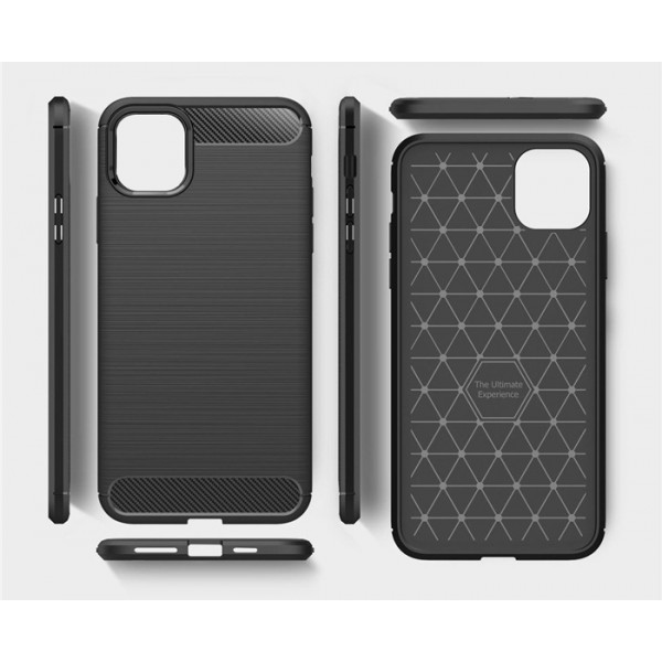 POWERTECH Θήκη Carbon Flex MOB-1549 για iPhone 12 Pro Max, μαύρη POWERTECH Θήκη Carbon Flex MOB-1549 για iPhone 12 Pro Max, μαύρη