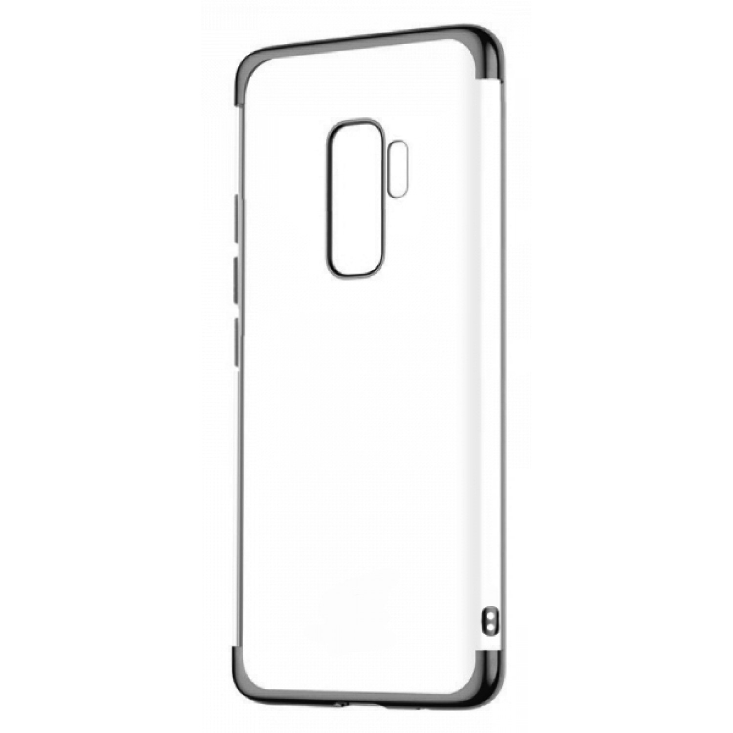 POWERTECH θήκη Clear color MOB-1552, Xiaomi Redmi 9, μαύρη