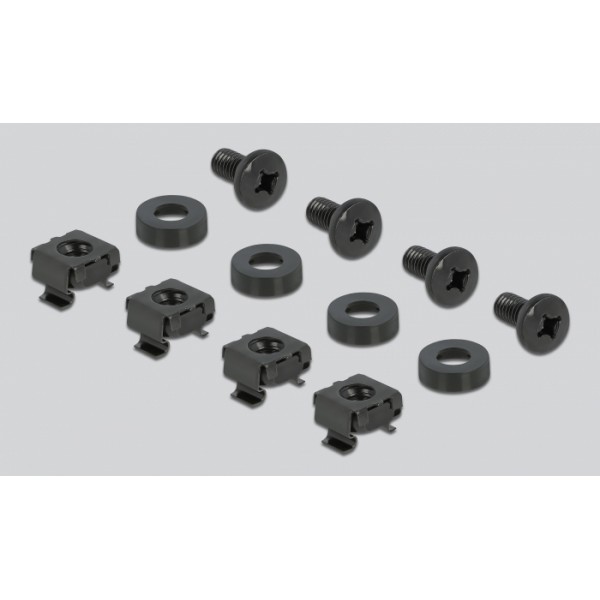 DELOCK Cable Managment 66541, 10", 3 θέσεων, 1U, με βούρτσα προστασίας