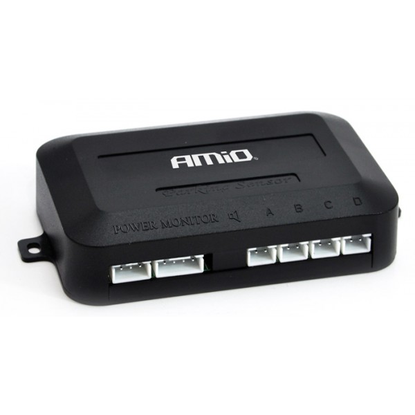 AMIO σύστημα παρκαρίσματος 01566, 4 λευκοί αισθητήρες, LED indicator