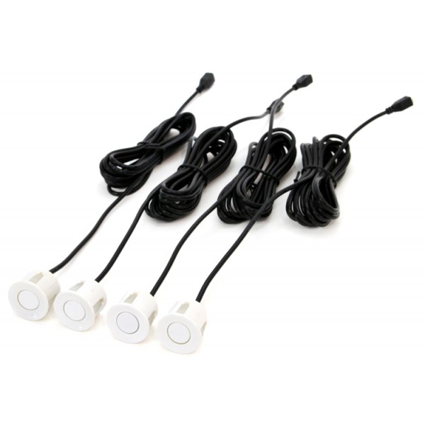 AMIO σύστημα παρκαρίσματος 01566, 4 λευκοί αισθητήρες, LED indicator