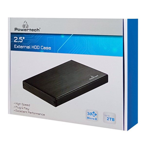 POWERTECH εξωτερική θήκη PT-867 για HDD 2.5", USB 3.0, έως 2ΤΒ, μαύρη POWERTECH εξωτερική θήκη PT-867 για HDD 2.5", USB 3.0, έως 2ΤΒ, μαύρη