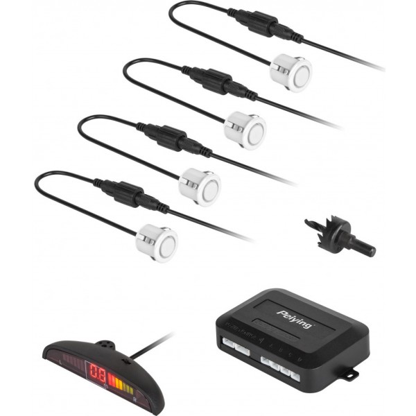 PEIYING σύστημα παρκαρίσματος PY0104W, 4 αισθητήρες, με οθόνη PEIYING σύστημα παρκαρίσματος PY0104W, 4 αισθητήρες, με οθόνη