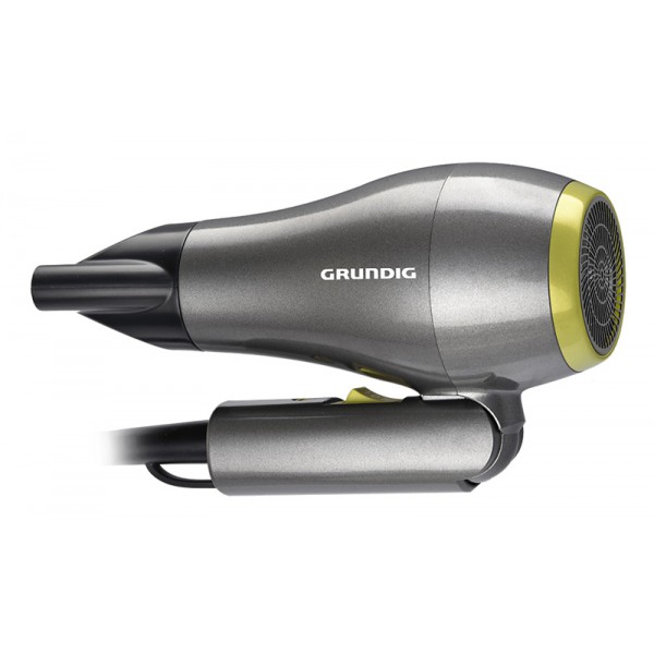 GRUNDIG σεσουάρ μαλλιών HD 1800, 1200W, αναδιπλούμενο, γκρι GRUNDIG σεσουάρ μαλλιών HD 1800, 1200W, αναδιπλούμενο, γκρι