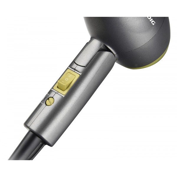 GRUNDIG σεσουάρ μαλλιών HD 1800, 1200W, αναδιπλούμενο, γκρι GRUNDIG σεσουάρ μαλλιών HD 1800, 1200W, αναδιπλούμενο, γκρι