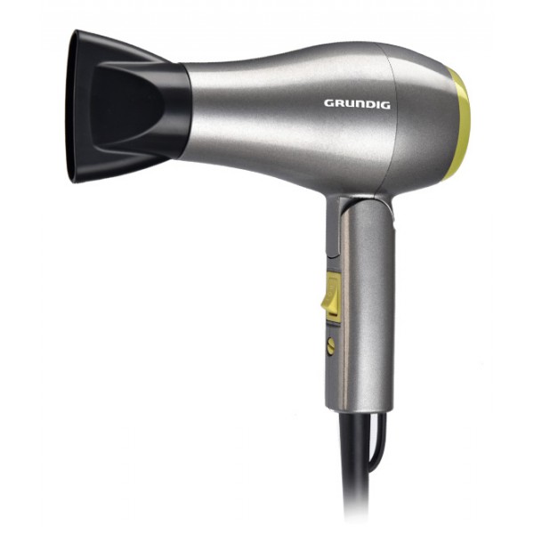 GRUNDIG σεσουάρ μαλλιών HD 1800, 1200W, αναδιπλούμενο, γκρι GRUNDIG σεσουάρ μαλλιών HD 1800, 1200W, αναδιπλούμενο, γκρι