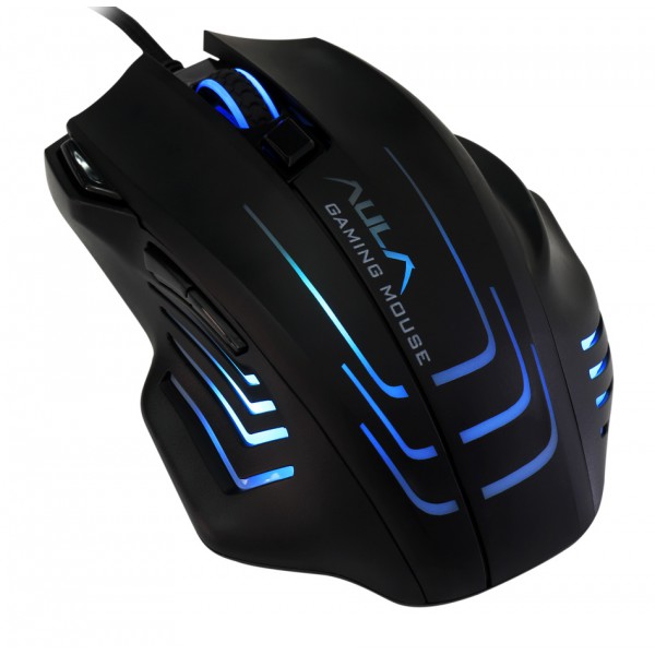 AULA ενσύρματο gaming ποντίκι Mountain S18, 7 πλήκτρα, RGB, μαύρο AULA ενσύρματο gaming ποντίκι Mountain S18, 7 πλήκτρα, RGB, μαύρο