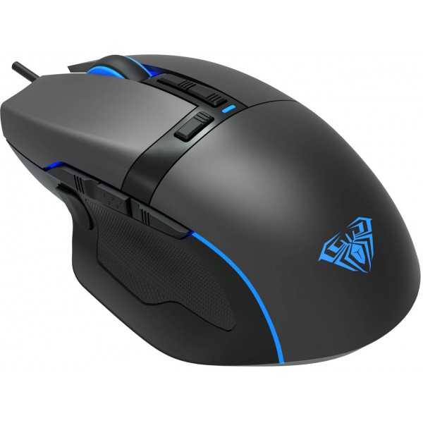 AULA ενσύρματο gaming ποντίκι Wind F808, 4200DPI, 10 πλήκτρα, RGB, μαύρο AULA ενσύρματο gaming ποντίκι Wind F808, 4200DPI, 10 πλήκτρα, RGB, μαύρο