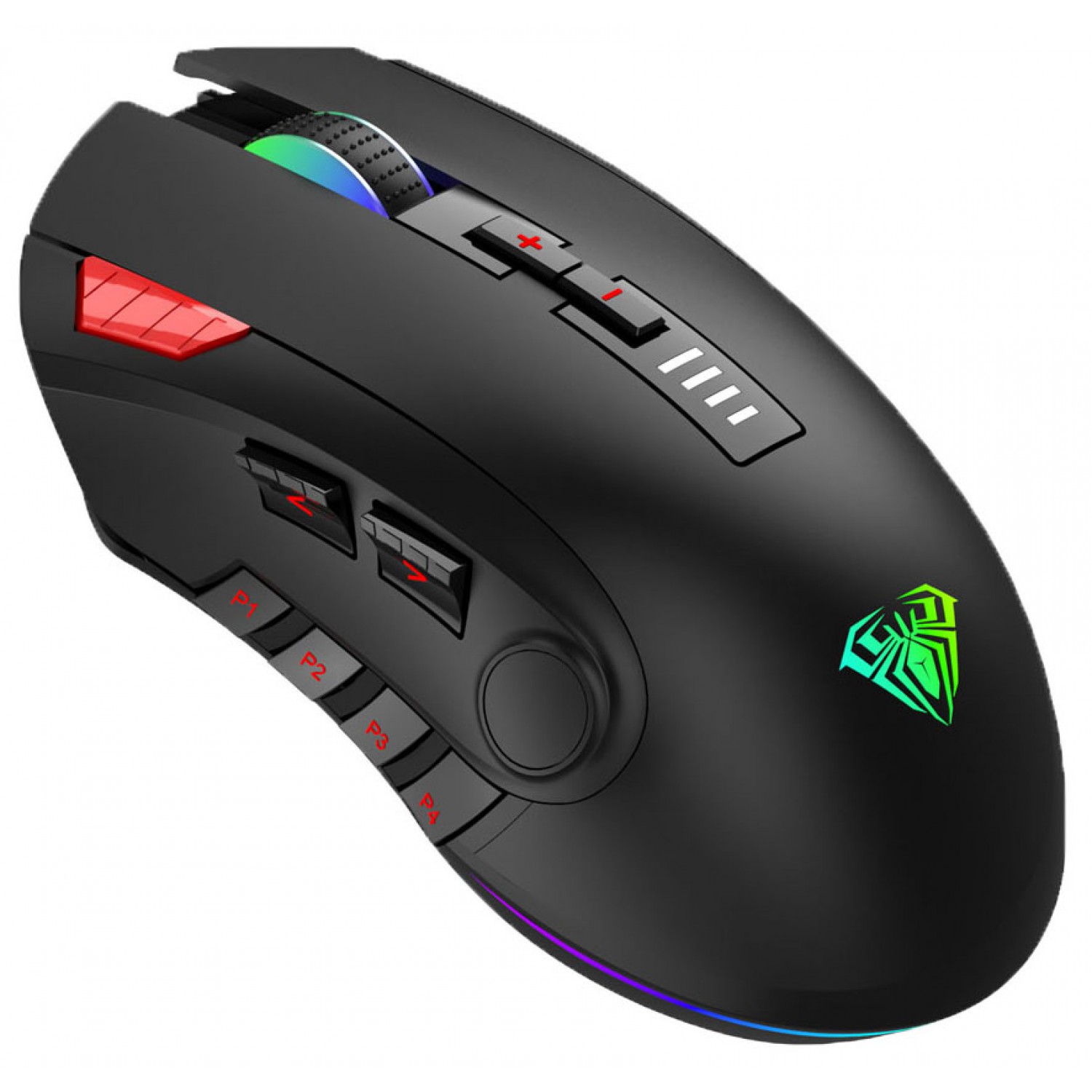 AULA ενσύρματο gaming ποντίκι Fire H512, 5000DPI, 12 πλήκτρα, RGB, μαύρο AULA ενσύρματο gaming ποντίκι Fire H512, 5000DPI, 12 πλήκτρα, RGB, μαύρο