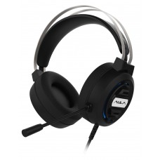 AULA gaming headset Mountain S603, RGB, 2x 3.5mm, 50mm, μαύρο